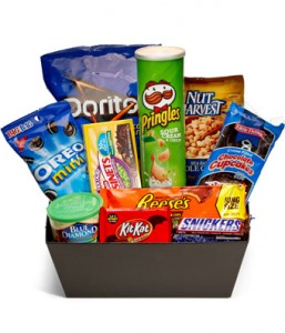Ultimate Junk Food Basket Gift Basket