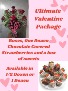 Ultimate Rose Package  choose color from list Roses, Strawberries, sweet box 