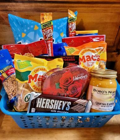 Ultimate Snack Lovers Basket Basket of snacks and chocolates!