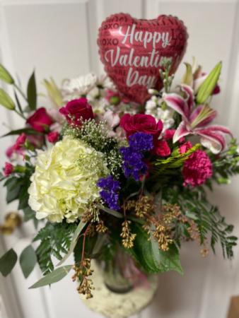 Ultimate Valentine Dazzler  in Jermyn, PA | Debbie's Flower Boutique