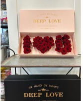   I LOVE YOU BOX 24 RED ROSES
