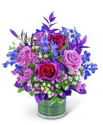 Ultraviolet Love Flower Arrangement