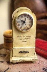 Under His Wings Table Clock 