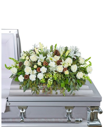 Unforgettable Casket Spray Sympathy in New Providence, IA | The Rustic Rose Unforgettable Casket Spray Sympathy in New Providence, IA | The Rustic Rose