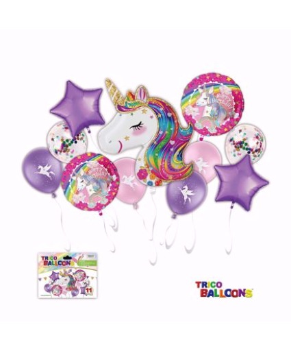 UNICORN BALLOON BOUQUET BALLOONS