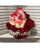 Unicorn Heart Arrangement in Panama City, Florida | Family Floral Designs