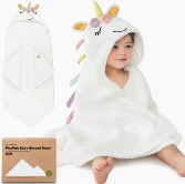 Unicorn Hooded Towel Baby