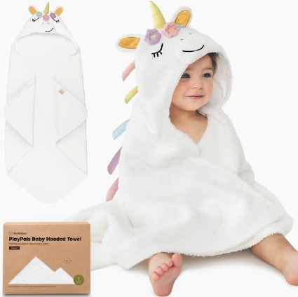 Unicorn Hooded Towel Baby