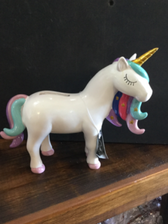 Unicorn piggy banks