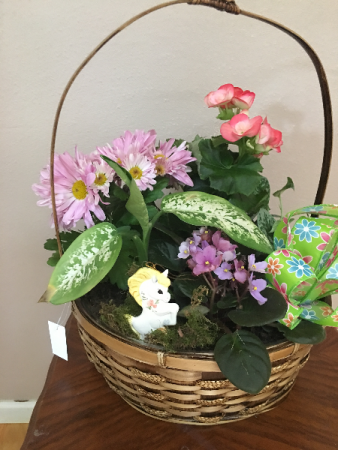 unicorn play basket garden
