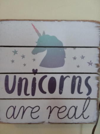 Unicorn Sign:  small  