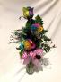 Unique Rainbow Roses Vase