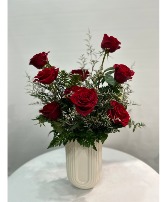 Unique Red Roses Flower Arrangement