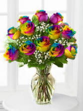 UNIQUENESS LOVE RAINBOW ROSES