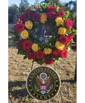 United States Army Wreath Military/Patriotic Open Wreath