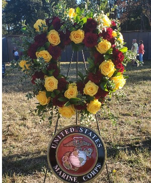 United States Marine Corps Wreath Military/Patriotic Open Wreath