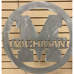 University of Michigan  Metal Sign 
