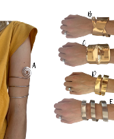 Upgraded Metal Cuff Dance Flowers