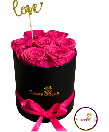 Uplifter 7 Long-lasting Rose Arrangement in Miami, FL | FLOWERTOPIA Uplifter 7 Long-lasting Rose Arrangement in Miami, FL | FLOWERTOPIA
