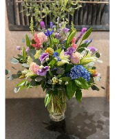 Uplifting Blooms Vase Arrangement