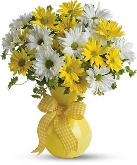 Upsy Daisy Vase arrangement