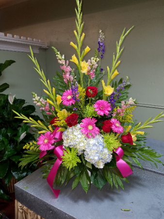 Upward Flight Funeral Basket