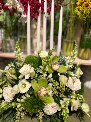 Urn Arrangement with candle 