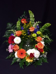 Urn Flowers Funeral Flowers- 3D Signature Design