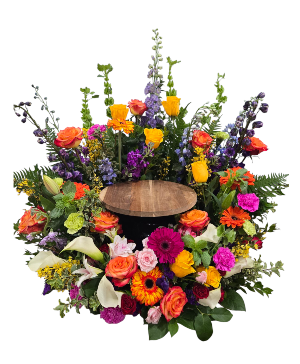 Urn Piece or Picture Surround-Bright funeral