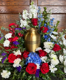 Red, White and Blue Urn (000) 