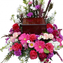 Fond Farewell Funeral Arrangement to surround an urn or box