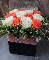 UT stadium box  Rose arrangement