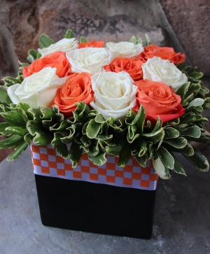 UT stadium box  Rose arrangement