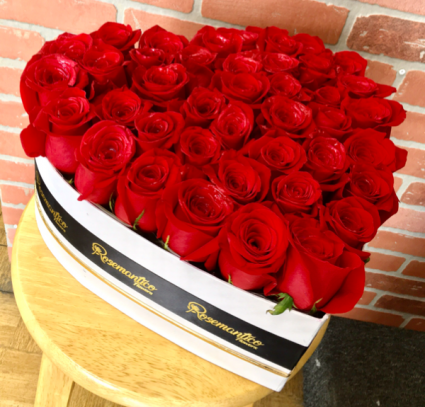 Heart Box With Premium Roses 