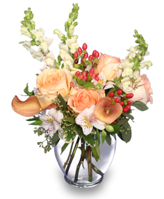 SOFT COOL HUES Floral Vase