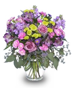 LUSCIOUS LAVENDER Anniversary Flowers | Vase Arrangements | Flower Shop ...