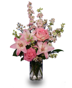 PRECIOUS PINK ARRIVAL Flowers for Baby Girl