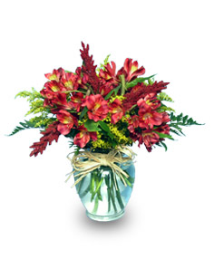 FLORAL FIESTA! Vase of Flowers