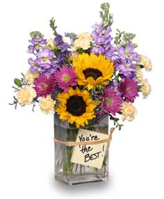 YOU'RE THE BEST! Arrangement in Anthony, KS | J-MAC FLOWERS & GIFTS