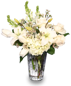 LET IT SNOW! with Fresh Flowers