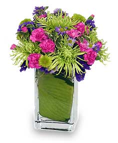 EARLY SPRING GREEN Flower Arrangement