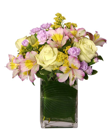 JOYOUS AWAKENING Flower Vase in Fitchburg, MA | CAULEY'S FLORIST & GARDEN CENTER