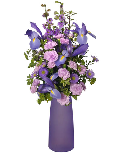 LYRICAL LAVENDER Vase of Flowers in Rising Sun, MD - Perfect