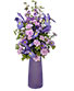 LYRICAL LAVENDER Vase of Flowers
