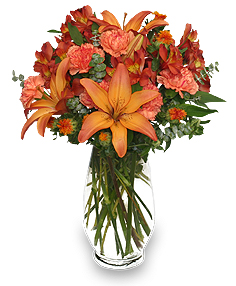 WARM CINNAMON SPICE Floral Arrangement