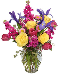 WATERCOLOR FLOWERS Arrangement in Buford, GA - Siam Imports Inc.