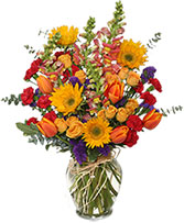 Fall Treasures Flower Arrangement