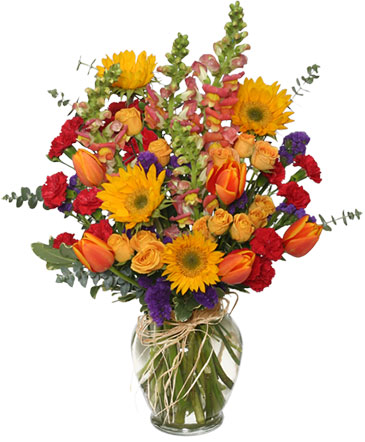 Fall Treasures Flower Arrangement in Los Angeles, CA | MY BELLA FLOWER