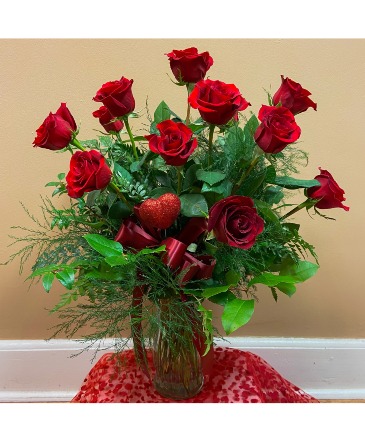 V-Day Long Stem Dozen Red Roses  in Hellertown, PA | PONDELEK'S FLORIST