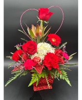 V-Day  Mixed Valentine flowers  in Brookville, Indiana | Four Seasons Florist